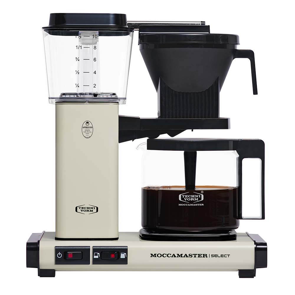 Moccamaster KBG Select Filterkaffeemaschine in Off-White