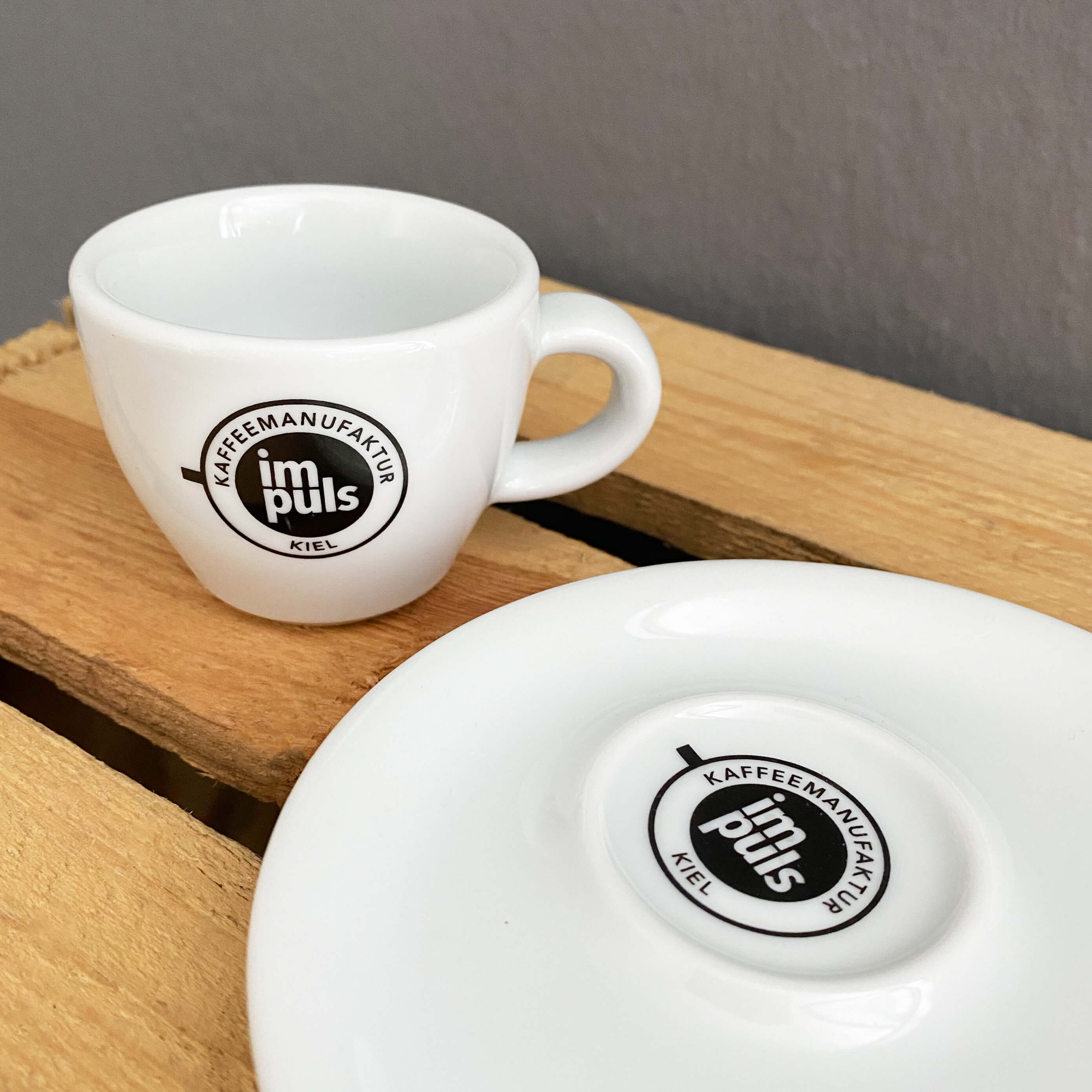 impuls Espressotasse mit Untertasse als Set