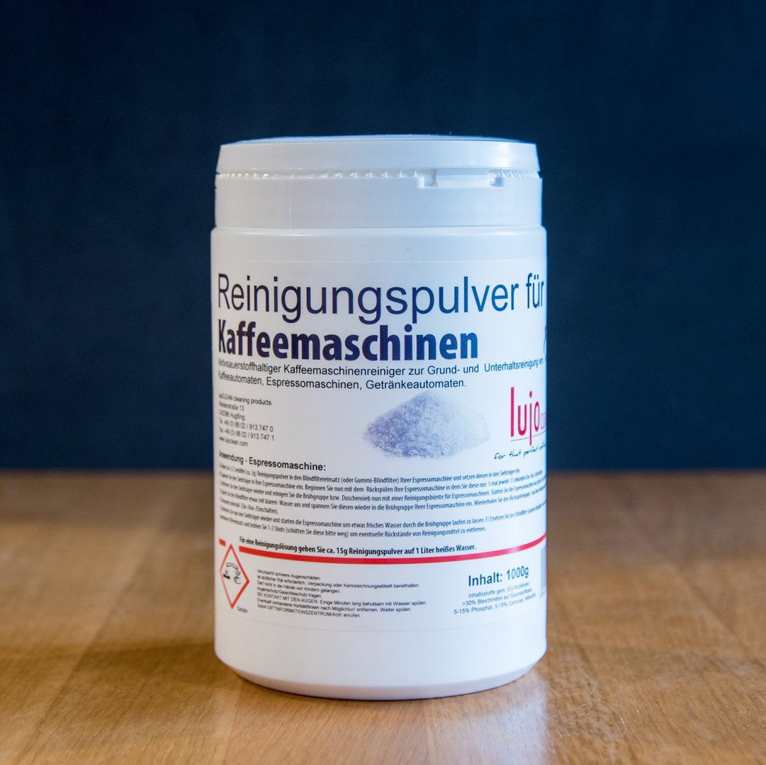 Reinigungspulver für Kaffeemaschinen - Lujo Clean