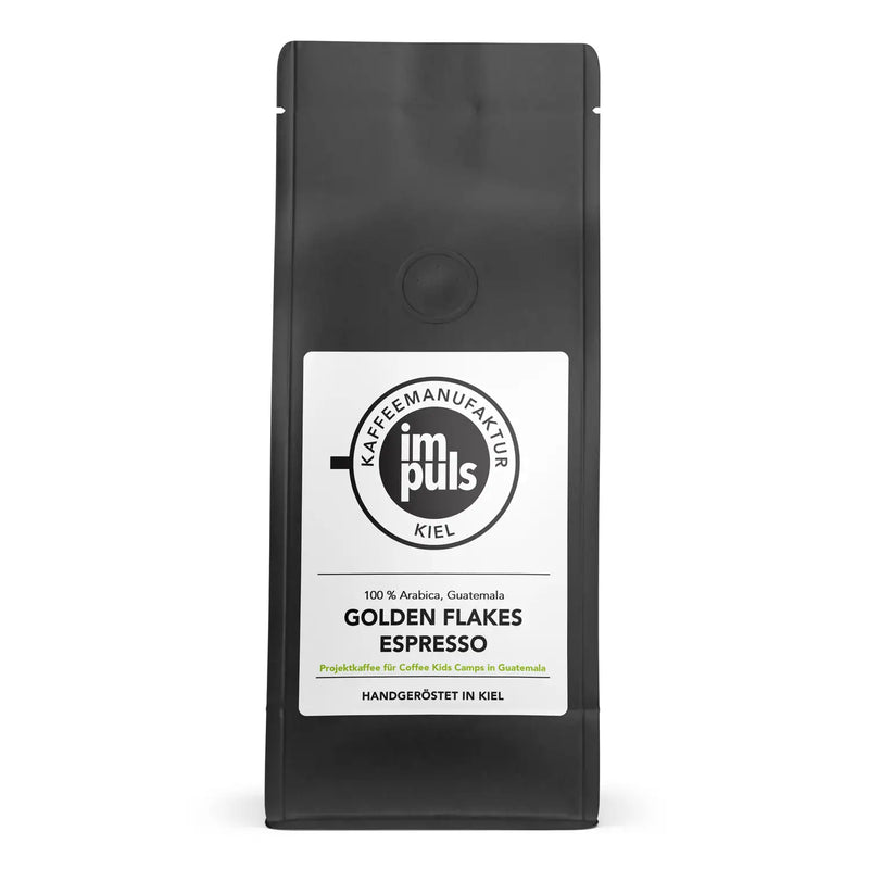 Golden Flakes, Espresso aus Guatemala, 100% Arabica