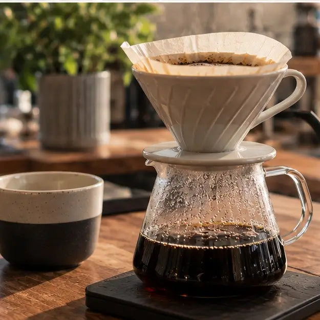 Filterkaffee-Kurs Kiel: Handfilter und Glaskanne